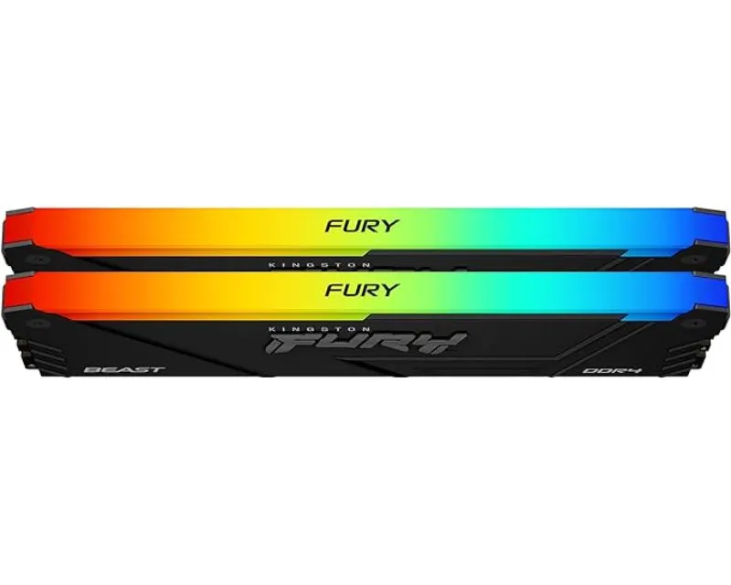 KINGSTON DIMM DDR4 64GB (2x32GB kit) 3600MT/s KF436C18BB2AK2/64 Fury Beast Black RGB  Slika 4