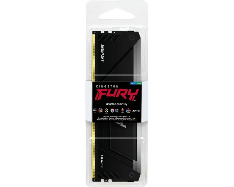KINGSTON DIMM DDR4 32GB 3600MT/s KF436C18BB2A/32 Fury Beast Black RGB Slika 3