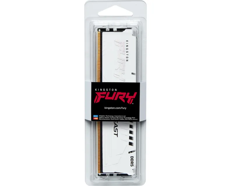 KINGSTON DIMM DDR5 16GB 5200MT/s KF552C36BWE-16 Fury Beast White Expo Slika 3