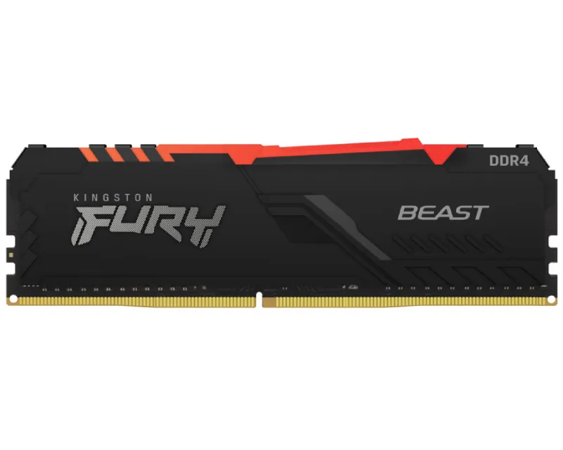 KINGSTON DIMM DDR4 16GB (2x8GB kit) 3200MT/s KF432C16BB2AK2/16 Fury Beast RGB  Slika 1