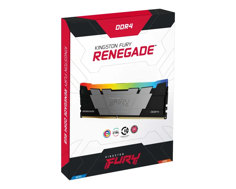 KINGSTON DIMM DDR4 32GB 3200MT/s KF432C16RB2A/32 FURY Renegade RGB Black XMP Slika 3