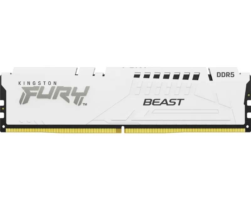 KINGSTON DIMM DDR5 16GB 5600MT/s KF556C36BWE-16 Fury Beast White Expo Slika 1