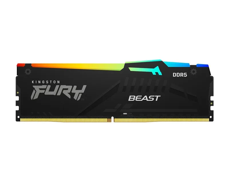 KINGSTON DIMM DDR5 16GB 6400MT/s KF564C32BBEA-16 FURY Beast Black RGB EXPO Slika 2