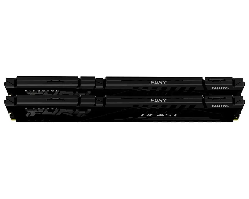 KINGSTON DIMM DDR5 32GB (2x16GB kit) 6800MT/s KF568C34BBK2-32 FURY Beast Black XMP Slika 2