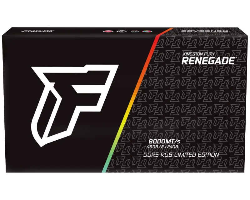 KINGSTON DIMM DDR5 48GB (2x24GB kit) 8000MT/s KF580C36RLAK2-48 FURY Renegade RGB  Slika 3