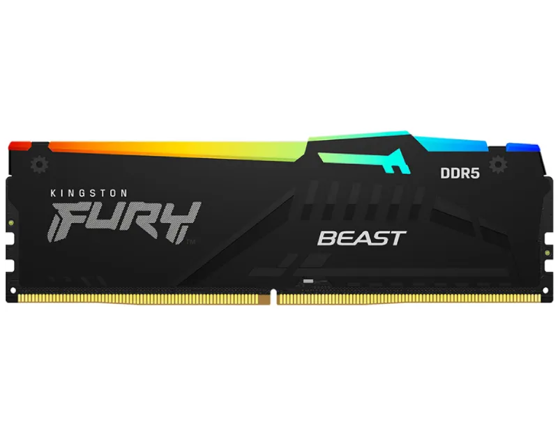 KINGSTON DIMM DDR5 16GB 6000MT/s KF560C36BBE2A-16 FURY Beast RGB EXPO Slika 1