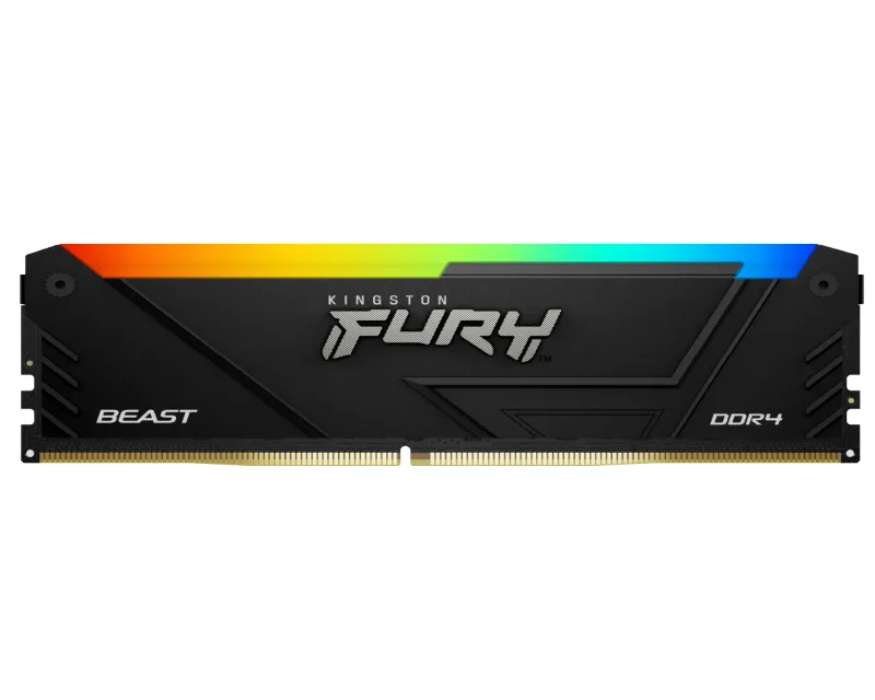KINGSTON DIMM DDR4 16GB 3200MT/s KF432C16BB2A/16 Fury Beast RGB  Slika 1