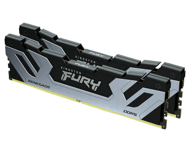 KINGSTON CUDIMM DDR5 48GB (2x24GB kit) 8400MT/s KF584CU40RSK2-48 FURY Renegade Silver XMP Slika 2