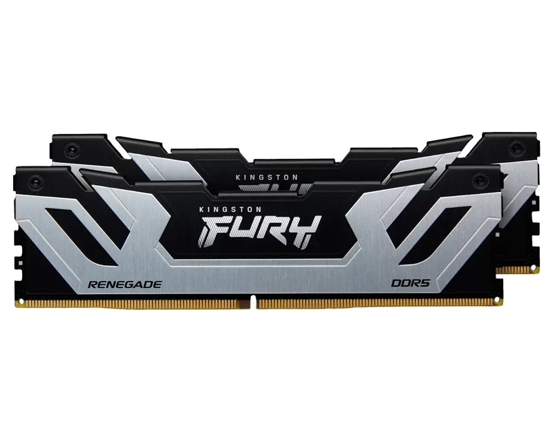 KINGSTON CUDIMM DDR5 48GB (2x24GB kit) 8400MT/s KF584CU40RSK2-48 FURY Renegade Silver XMP Slika 1
