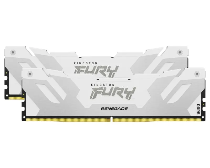 KINGSTON CUDIMM DDR5 48GB (2x24GB kit) 8400MT/s KF584CU40RWK2-48 FURY Renegade White XMP  Slika 2