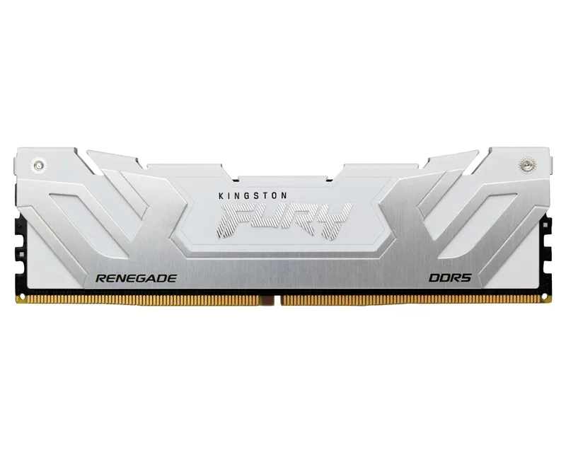 KINGSTON CUDIMM DDR5 24GB 8400MT/s KF584CU40RW-24 FURY Renegade White XMP Slika 1