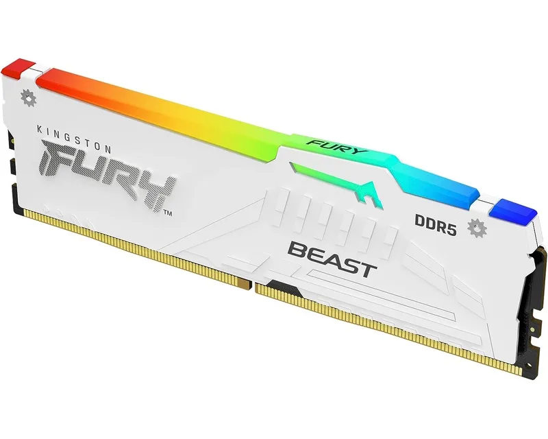 KINGSTON DIMM DDR5 16GB 6000MT/s KF560C30BWA-16 FURY Beast White XMP Slika 2