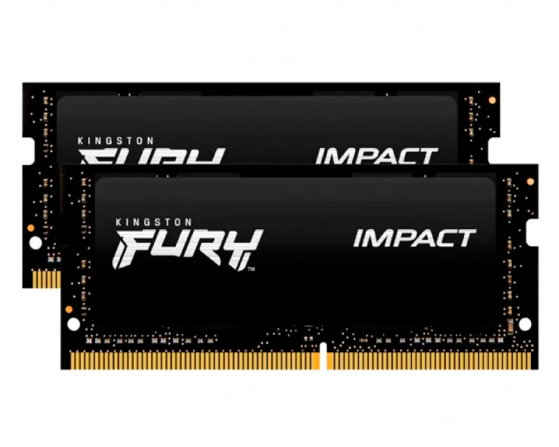 KINGSTON SODIMM DDR5 64GB (2x32GB kit) 5600MT/s KF556S40IBK2-64 FURY Impact Black  Slika 2