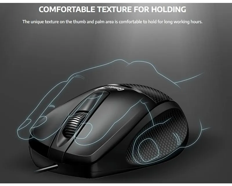 GENIUS DX-150X USB Optical crni miš Slika 4
