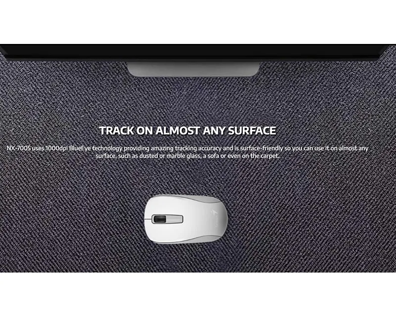 GENIUS NX-7005 Wireless Optical USB beli miš  Slika 4