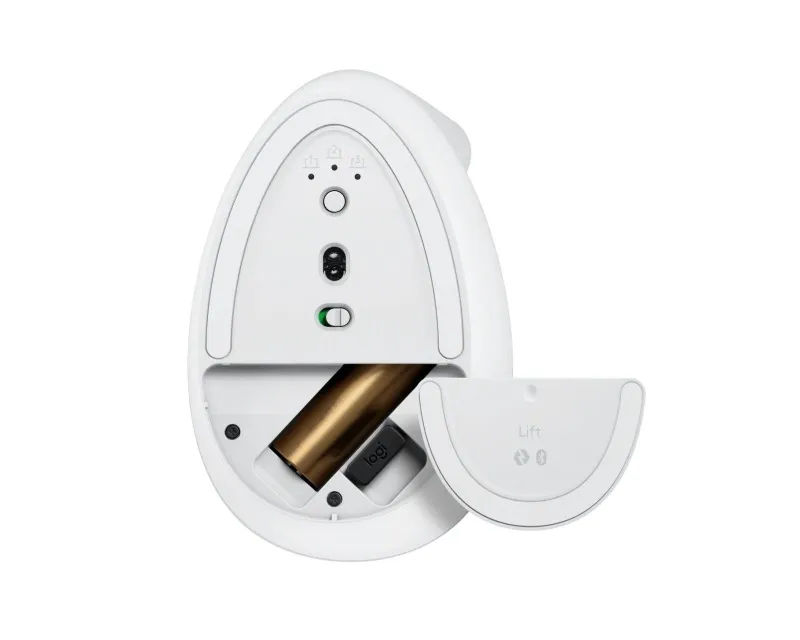 LOGITECH Lift Vertical Ergonomic Wireless miš beli Slika 4