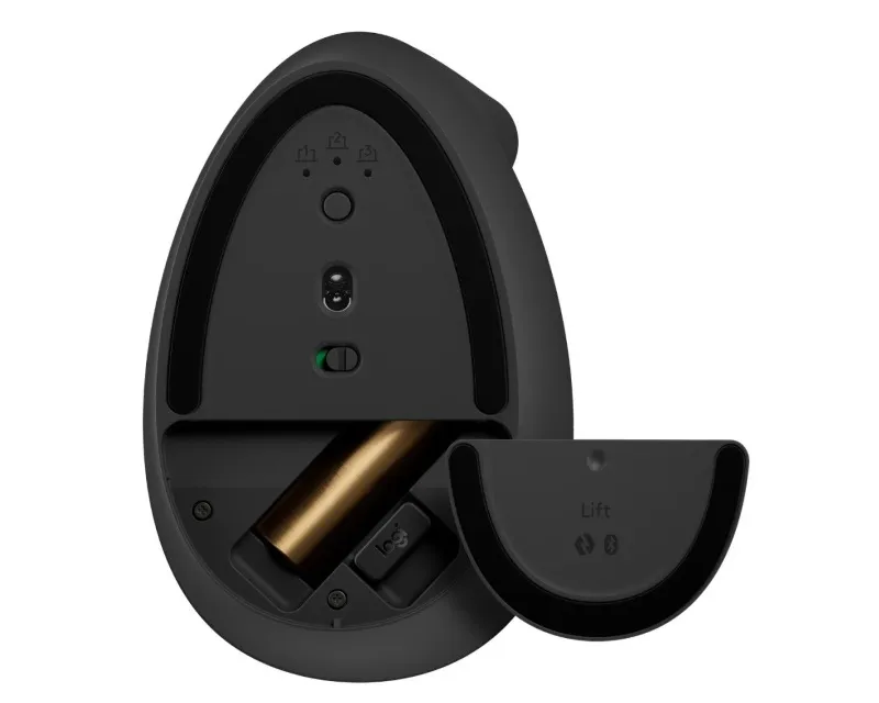 LOGITECH Lift Vertical Ergonomic Wireless crni miš  Slika 4