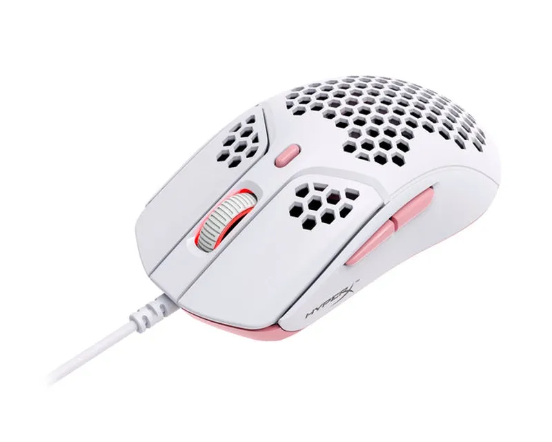 HYPERX Pulsefire Haste HMSH1-A-WT/G Gaming miš belo-roze Slika 3