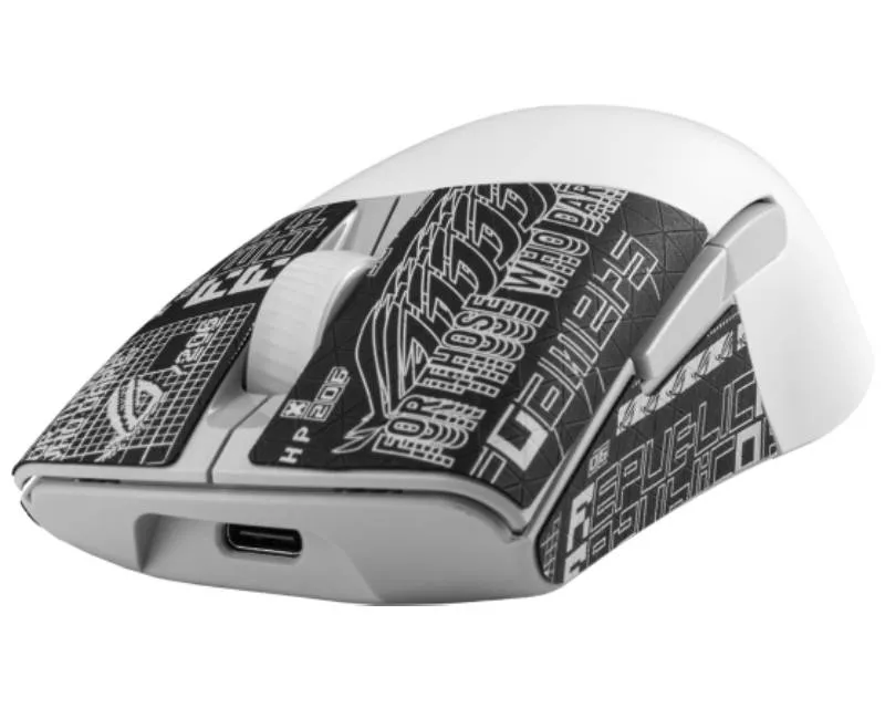 ASUS P709 ROG KERIS Wireless AimPoint Gaming Optical USB beli miš Slika 4