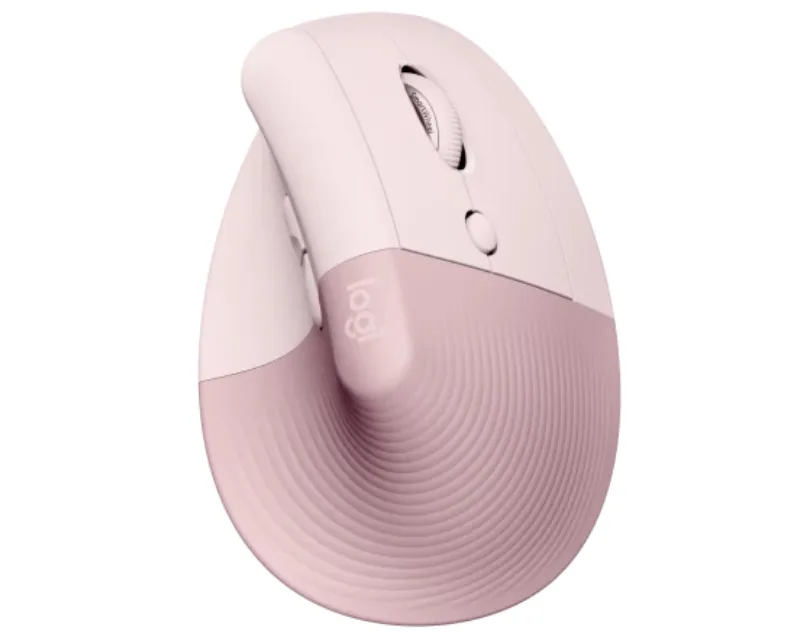 LOGITECH Lift Vertical Ergonomic Wireless miš roze Slika 1
