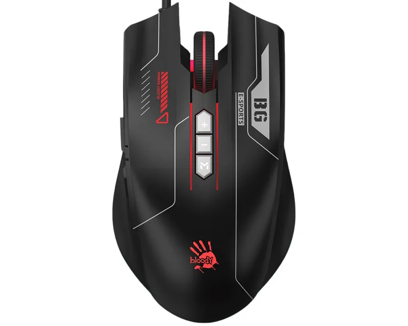 A4 TECH ES7 Bloody RGB Esports Gaming Optical USB crni miš Slika 1