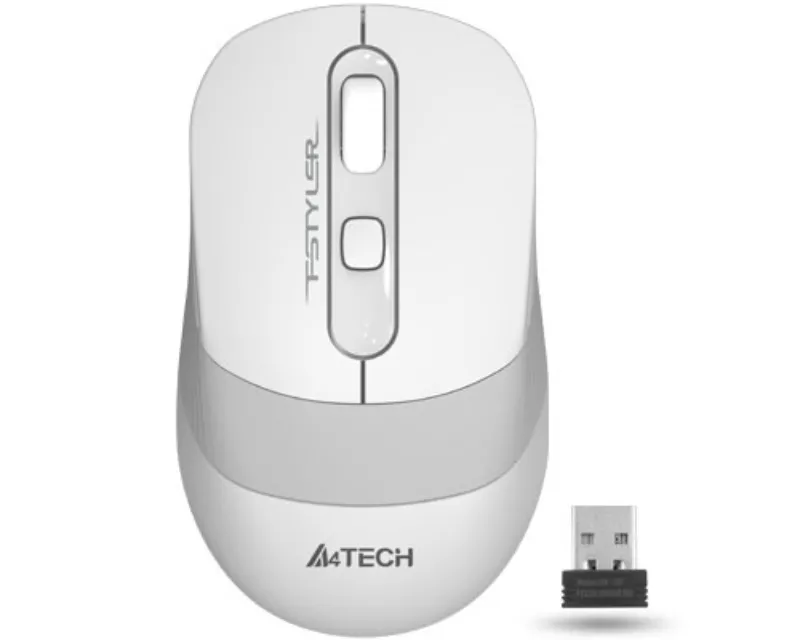 A4 TECH FG10 FSTYLER Wireless USB beli miš  Slika 1