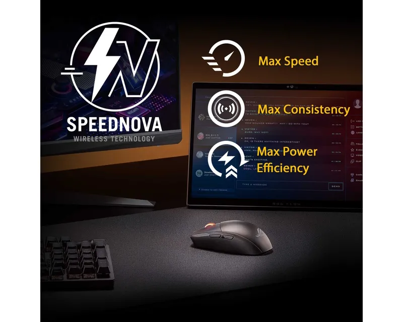 ASUS P520 ROG STRIX IMPACT III Wireless Gaming USB miš crni Slika 6