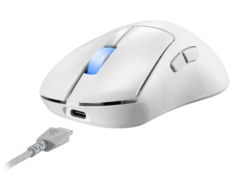 ASUS P714 ROG KERIS II Wireless ACE Gaming Optical USB miš beli  Slika 5