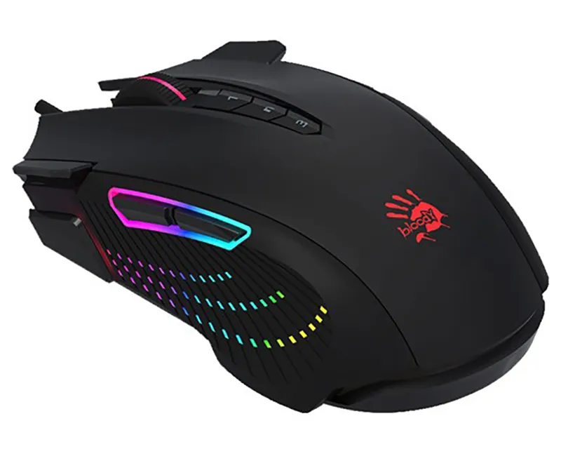 A4 TECH J90S Bloody Gaming USB Stone Black miš crni Slika 3