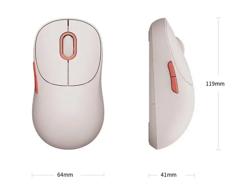 XIAOMI Wireless Mouse 3 Pink GL miš roze (BHR8911GL) Slika 4