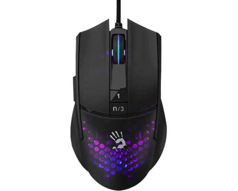 A4 TECH L65 Max Bloody RGB Gaming Honeycomb USB miš Slika 1