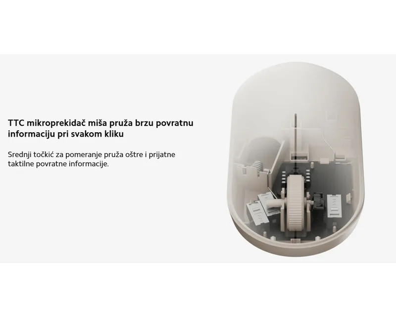 XIAOMI Wireless Mouse 2 lite miš beli (BHR8915GL) Slika 4