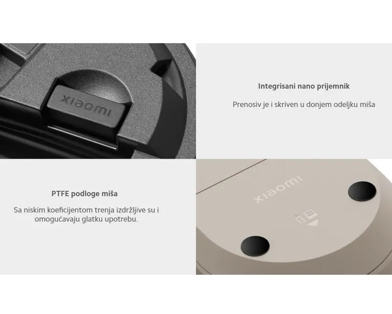 XIAOMI Wireless Mouse 2 lite miš beli (BHR8915GL) Slika 5