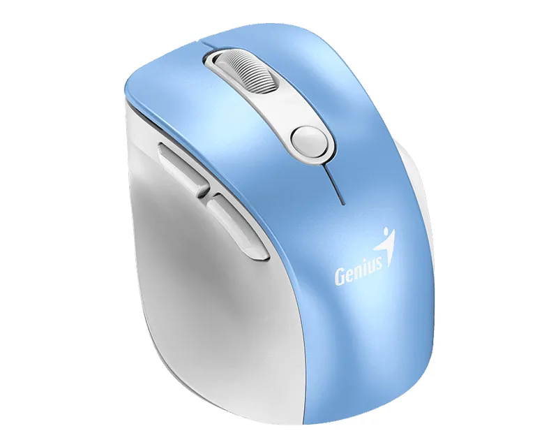 GENIUS Ergo 9000S Pro Light Blue USB Bežični plavi miš Slika 2