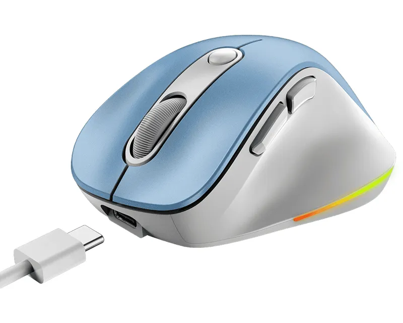 GENIUS Ergo 9000S Pro Light Blue USB Bežični plavi miš Slika 4
