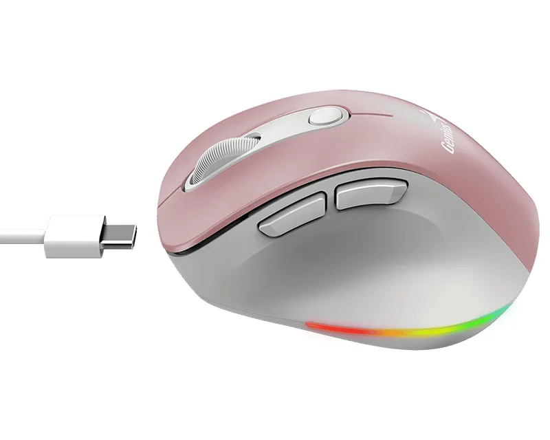 GENIUS Ergo 9000S Pro Pink USB Bežični rozi miš Slika 3