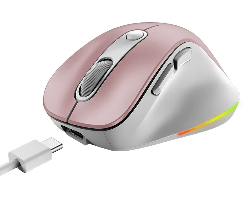 GENIUS Ergo 9000S Pro Pink USB Bežični rozi miš Slika 4