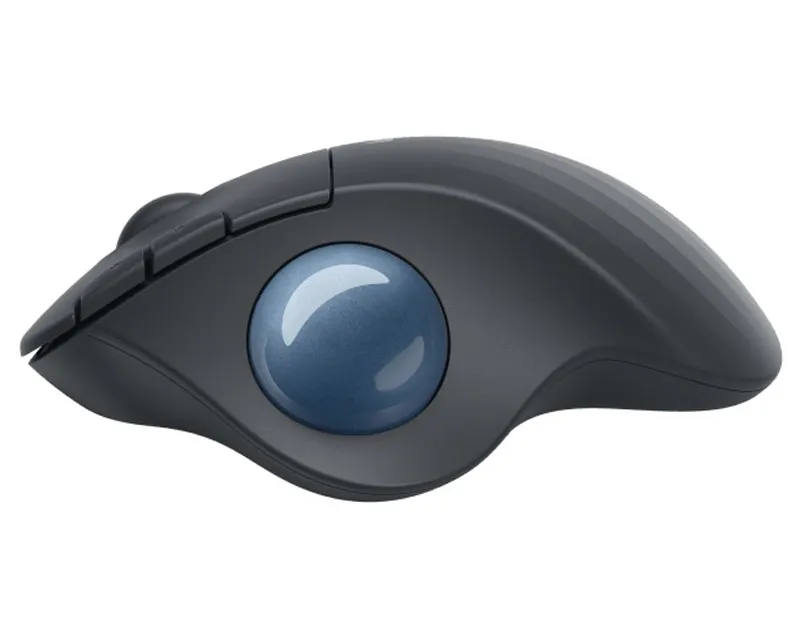 LOGITECH M575s ERGO Bluetooth Trackball Graphite Blue ball miš Slika 2