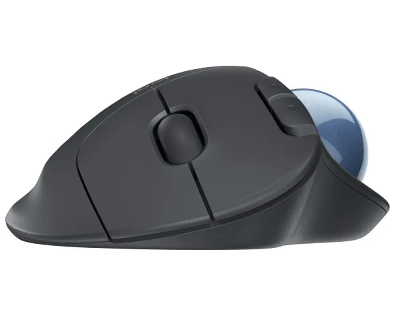 LOGITECH M575s ERGO Bluetooth Trackball Graphite Blue ball miš Slika 3