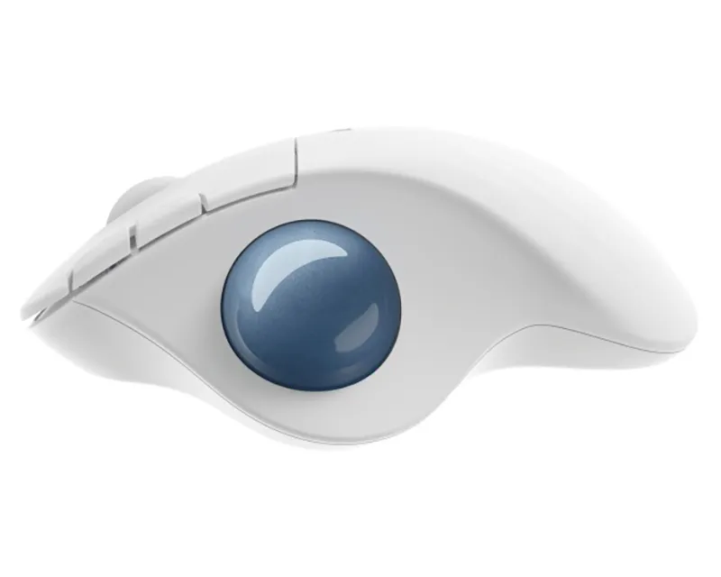 LOGITECH M575s ERGO Bluetooth Trackball Offwhite Blue ball miš Slika 2
