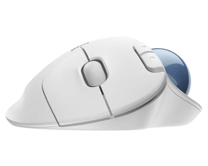 LOGITECH M575s ERGO Bluetooth Trackball Offwhite Blue ball miš Slika 3