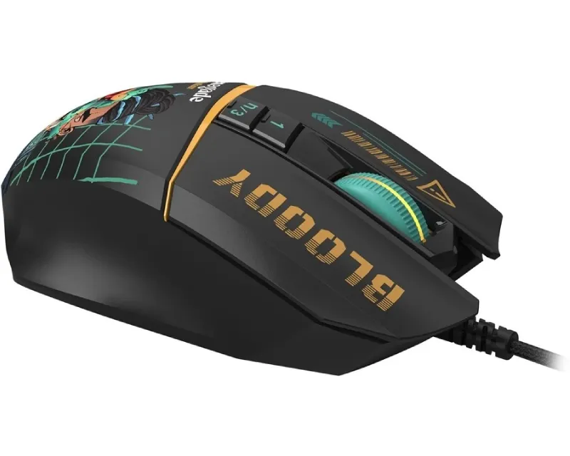 A4 TECH W63 Max Bloody RGB Gaming Renegade Midnight miš  Slika 2
