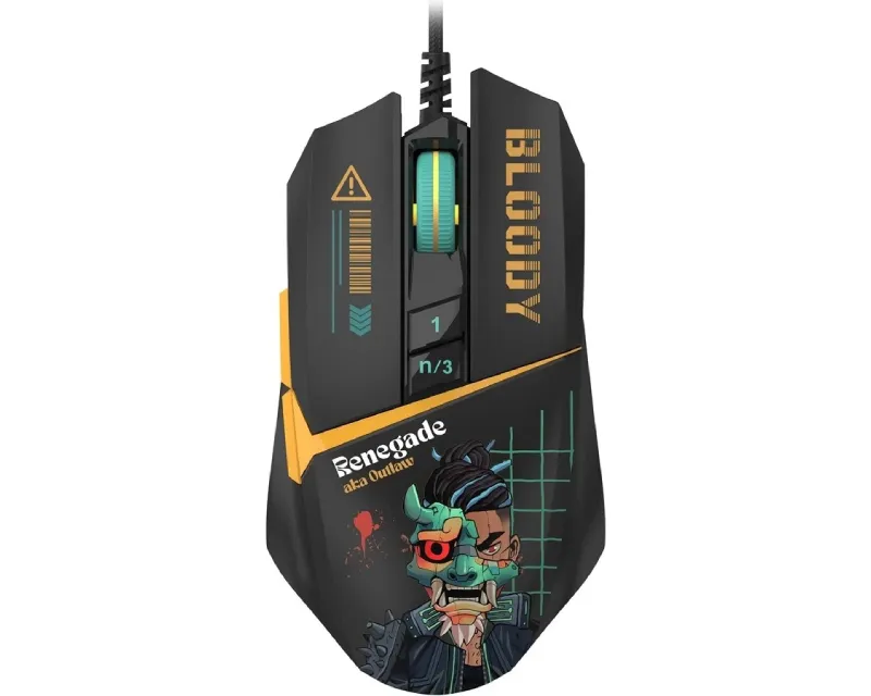 A4 TECH W63 Max Bloody RGB Gaming Renegade Midnight miš  Slika 1