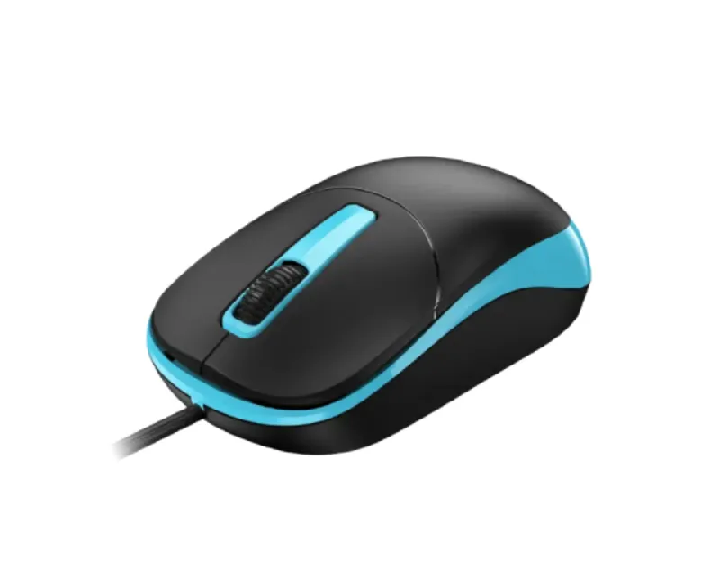 GENIUS DX-123 USB Optical crno-plavi miš Slika 3