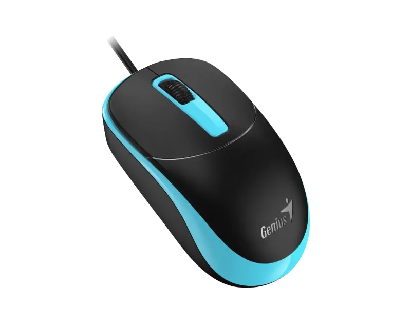 GENIUS DX-123 USB Optical crno-plavi miš Slika 1