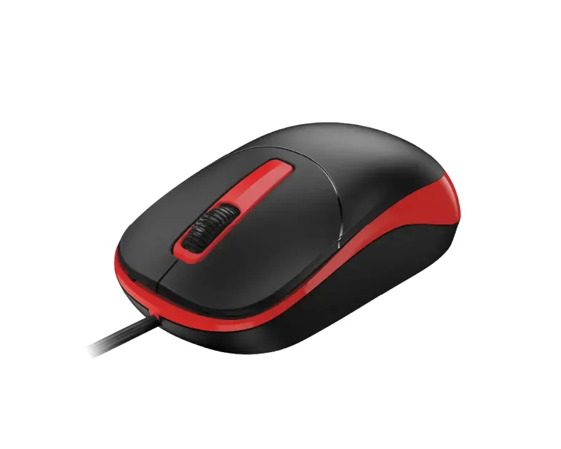 GENIUS DX-123 USB Optical crno-crveni miš Slika 3