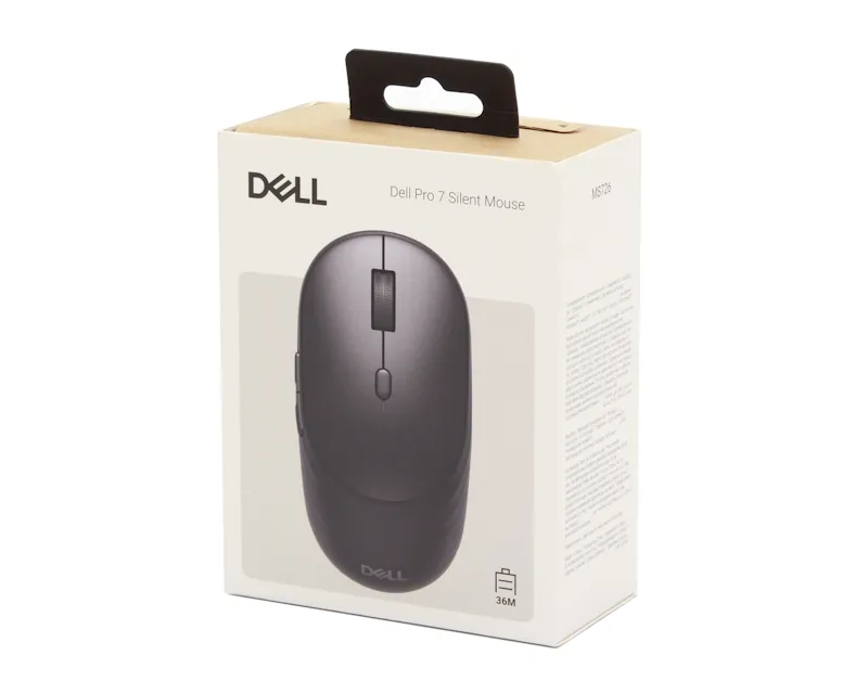 DELL OEM MS726 Pro 7 Silent crni miš 3Yr Slika 1