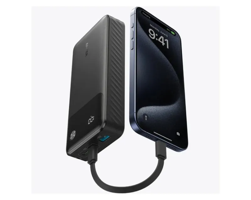 ANKER 20000mAh, 30W, Power Bank crni Slika 2