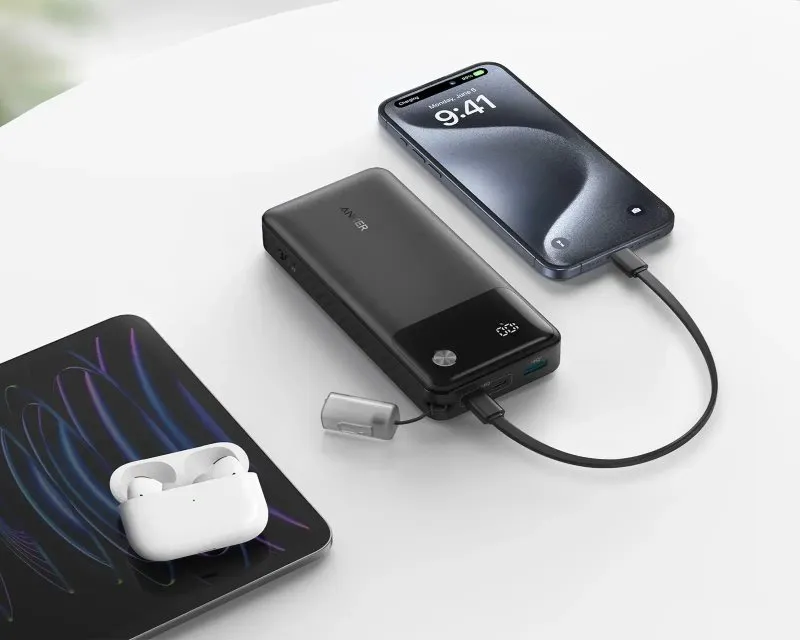 ANKER 20000mAh, 30W, Power Bank crni Slika 5