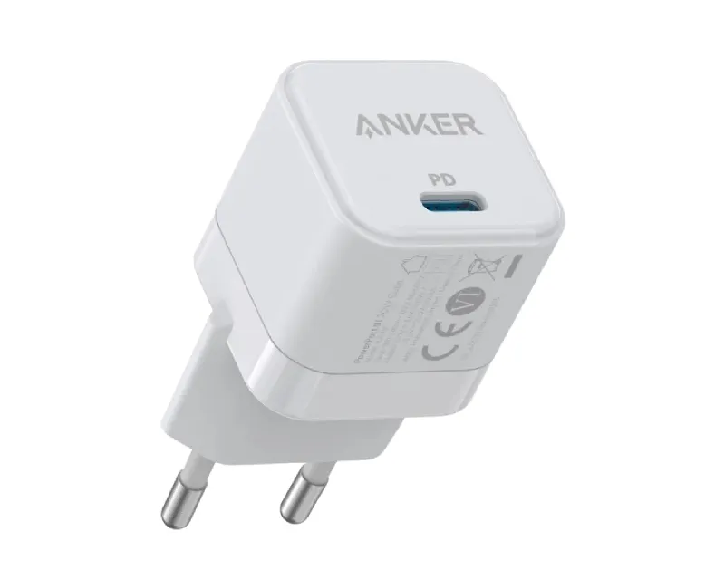 ANKER Cube PowerPort III 20W USB-C zidni punjač, beli Slika 1